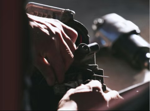 Expert mechanic at work